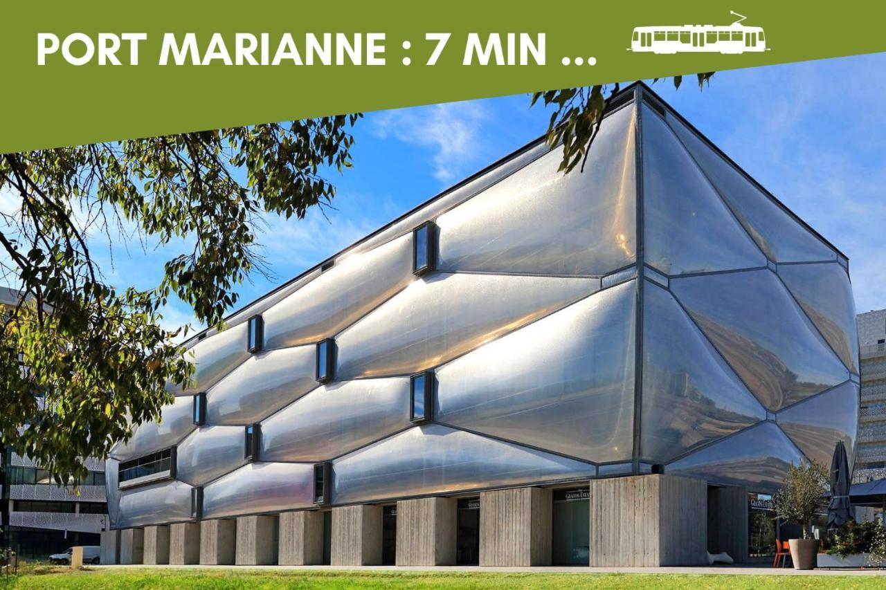 Nouveau - Jungle Montpeul - Clim - Wifi Fibre - Netflix - 5' Du Centre Et Gare - Parking - Loggia - 15' Des Plages Montpellier Zewnętrze zdjęcie