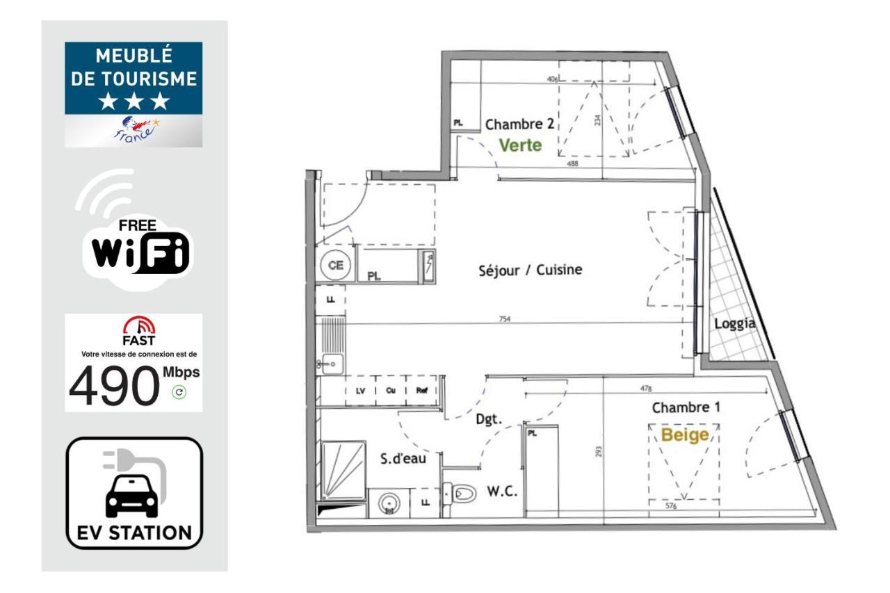 Nouveau - Jungle Montpeul - Clim - Wifi Fibre - Netflix - 5' Du Centre Et Gare - Parking - Loggia - 15' Des Plages Montpellier Zewnętrze zdjęcie