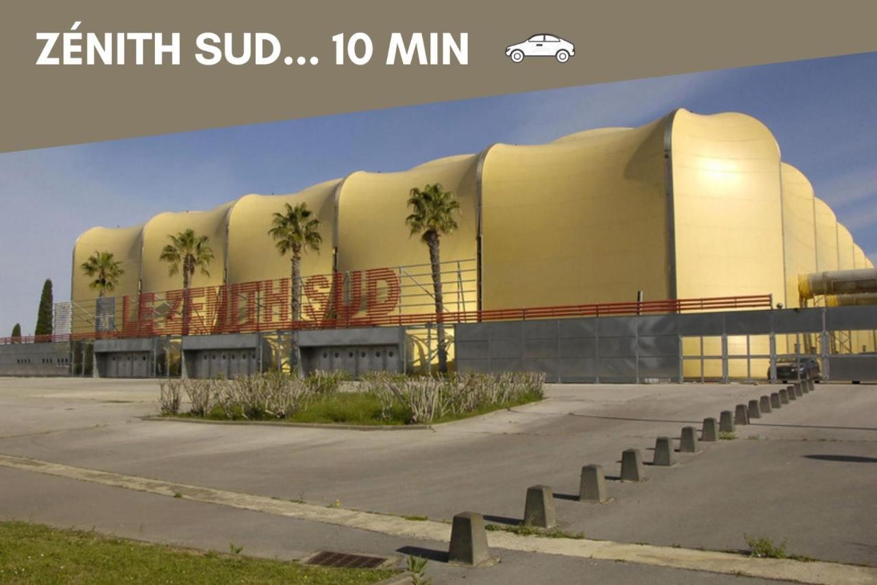 Nouveau - Jungle Montpeul - Clim - Wifi Fibre - Netflix - 5' Du Centre Et Gare - Parking - Loggia - 15' Des Plages Montpellier Zewnętrze zdjęcie